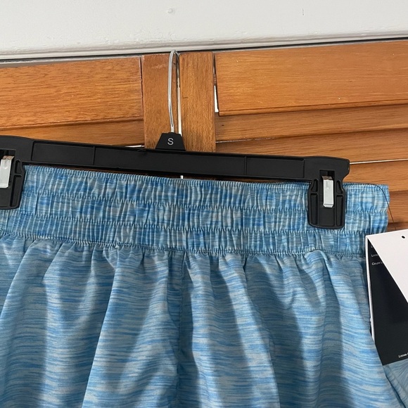 Nike Women’s One Dri-Fit Mid-Rise 3” Brief Lined Blue SpaceDye Shorts Sz S NWT - Picture 2 of 8